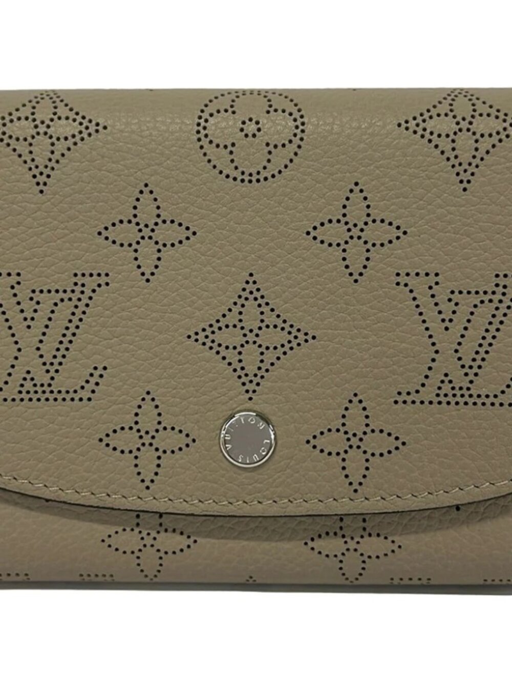 LOUIS VUITTON Portefeuille Iris Compact M62542 Galet Mahina TN4230